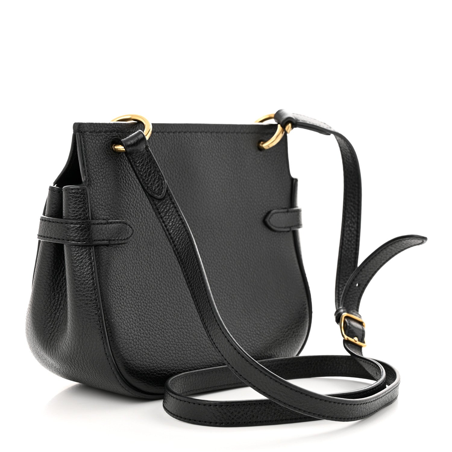 Mulberry Small Classic Grain Calfskin Small Amberley Satchel Black 3 of 11