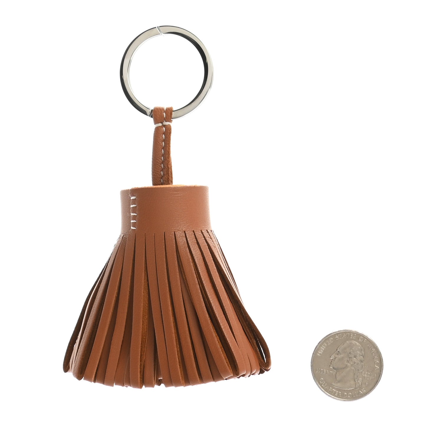 Lambskin Carmen Tassel Key Holder Gold