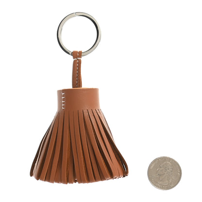 Hermes Lambskin Carmen Tassel Key Holder Gold 2 of 6