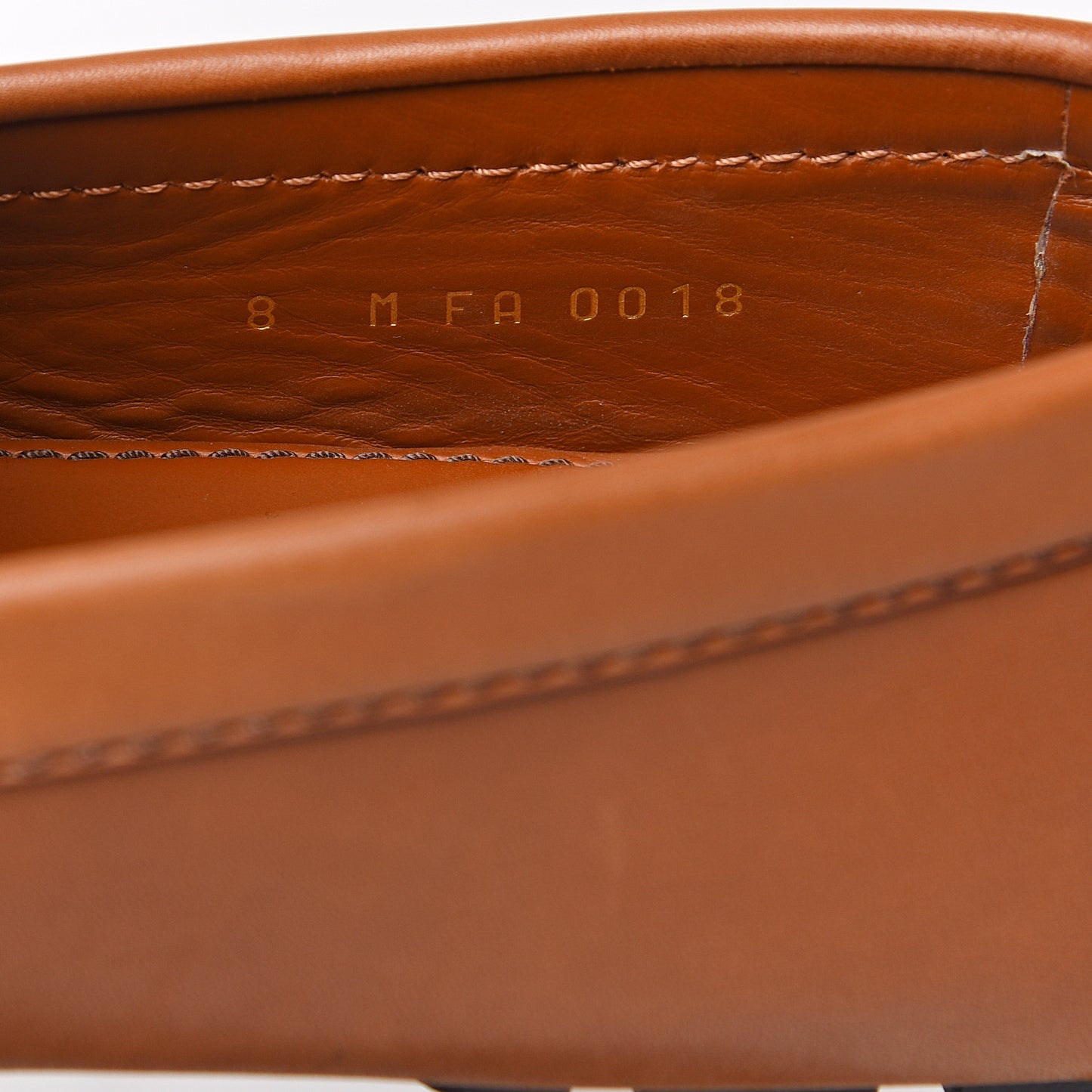 Calfskin Monte Carlo Moccasin Loafers 8 Cognac