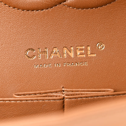 Chanel Lambskin Quilted Medium Double Flap Brown 6 of 11