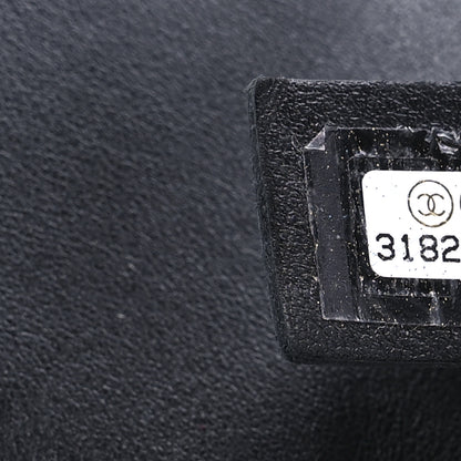 Chanel Calfskin Quilted CC Uniform Flap Belt Bag Black 9 of 13