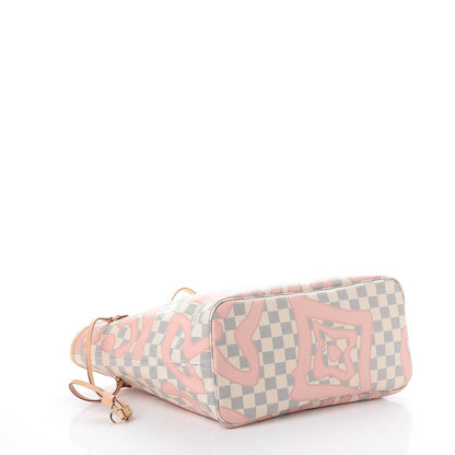 Louis Vuitton Damier Azur Tahitienne Neverfull MM 5 of 10
