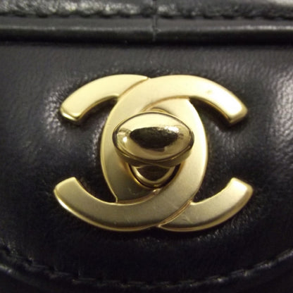 Chanel Lambskin East West Chocolate Bar Flap Black 7 of 12