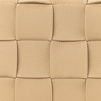 Bottega Veneta Grained Calfskin Maxi Intrecciato Cassette Crossbody Bag Porridge 7 of 9