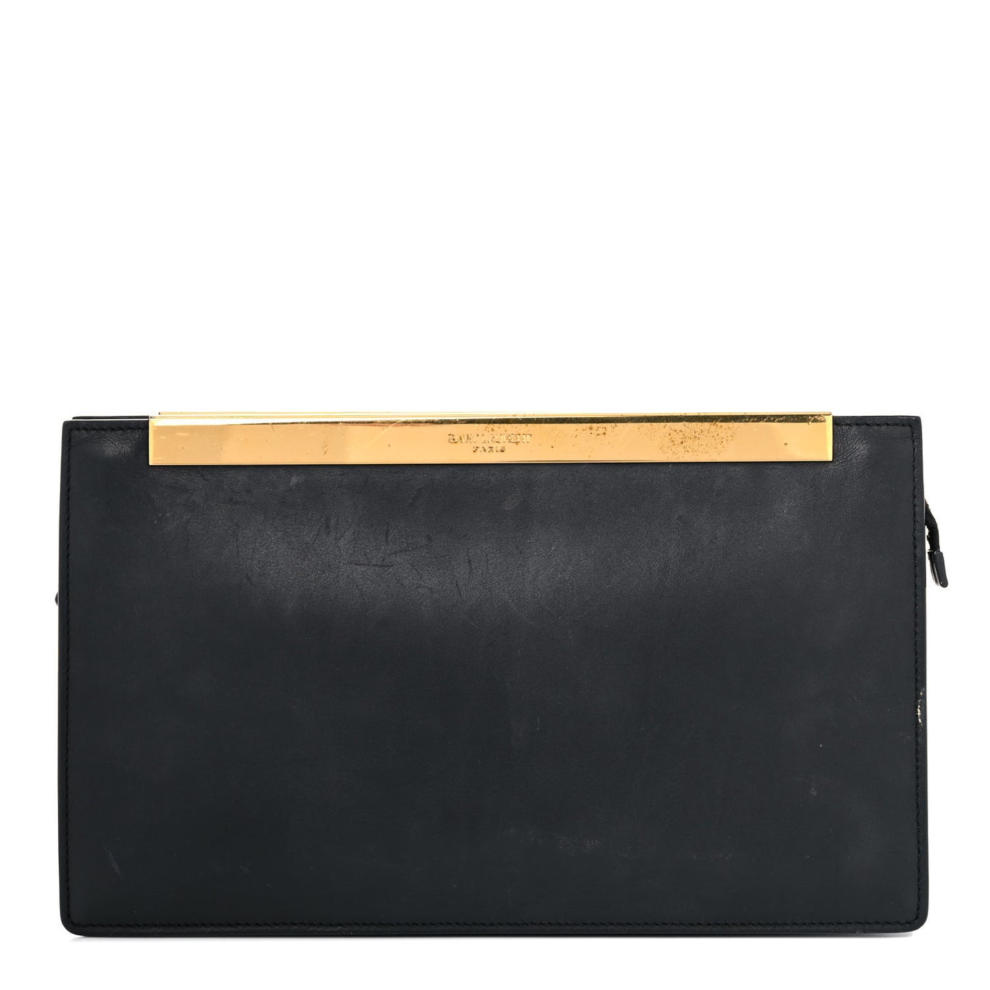 Leather Lutetia Clutch Black