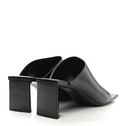 Balenciaga Smooth Calfskin Moon 60mm Sandals 38 Black 4 of 9