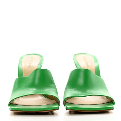 Bottega Veneta Lambskin Stretch Mule Sandals 40 Grass 2 of 7