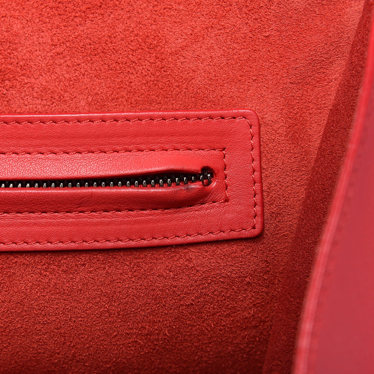 Supple Calfskin Medium Phantom Luggage Vermillion
