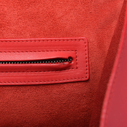 Celine Supple Calfskin Medium Phantom Luggage Vermillion 18 of 18