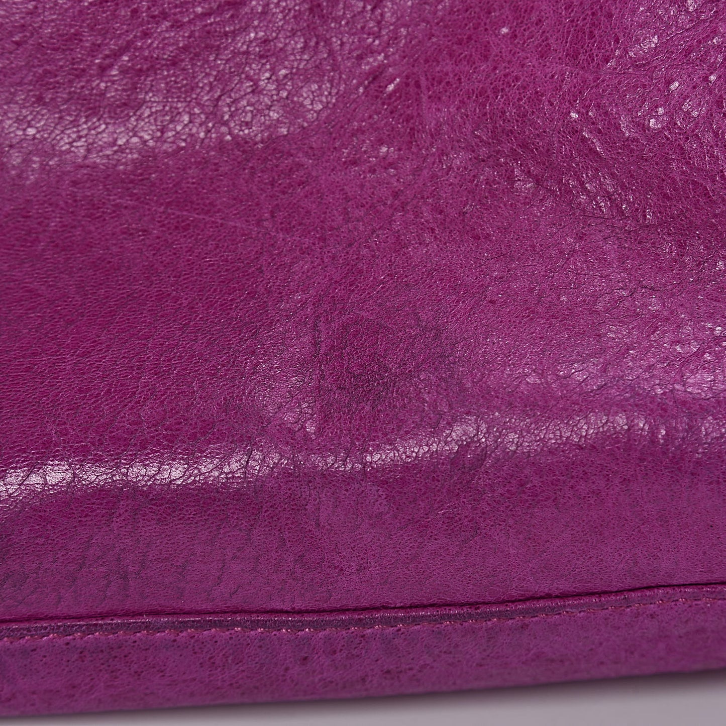 Agneau Giant 21 Silver Hardware Weekender Magenta