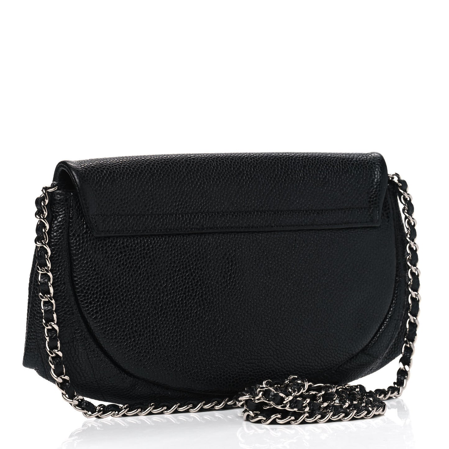 Caviar Half Moon Wallet On Chain WOC Black