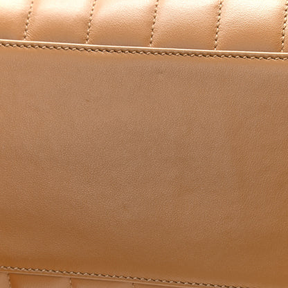 Saint Laurent Calfskin Y Quilted Monogram Medium Loulou Chain Satchel Dark Natural 13 of 13
