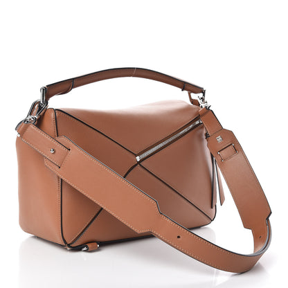 Loewe Calfskin Medium Puzzle Bag Tan 3 of 10