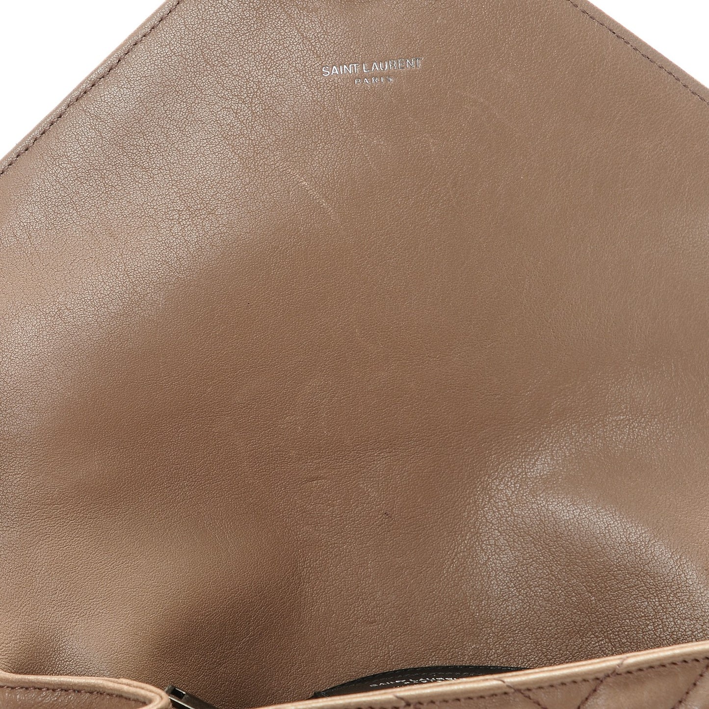 Sheepskin Matelasse Chevron Monogram Medium College Bag Fard