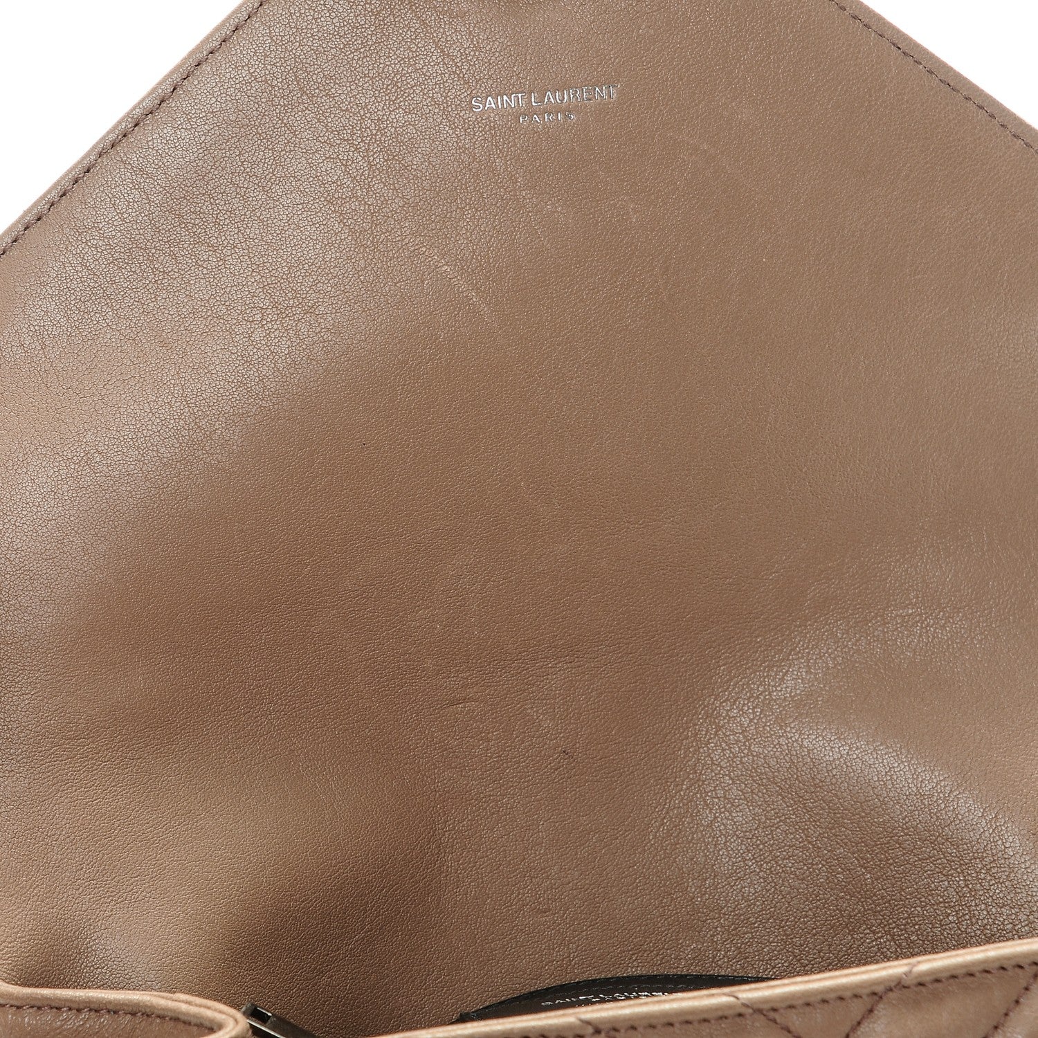 Saint Laurent Sheepskin Matelasse Chevron Monogram Medium College Bag Fard 8 of 9