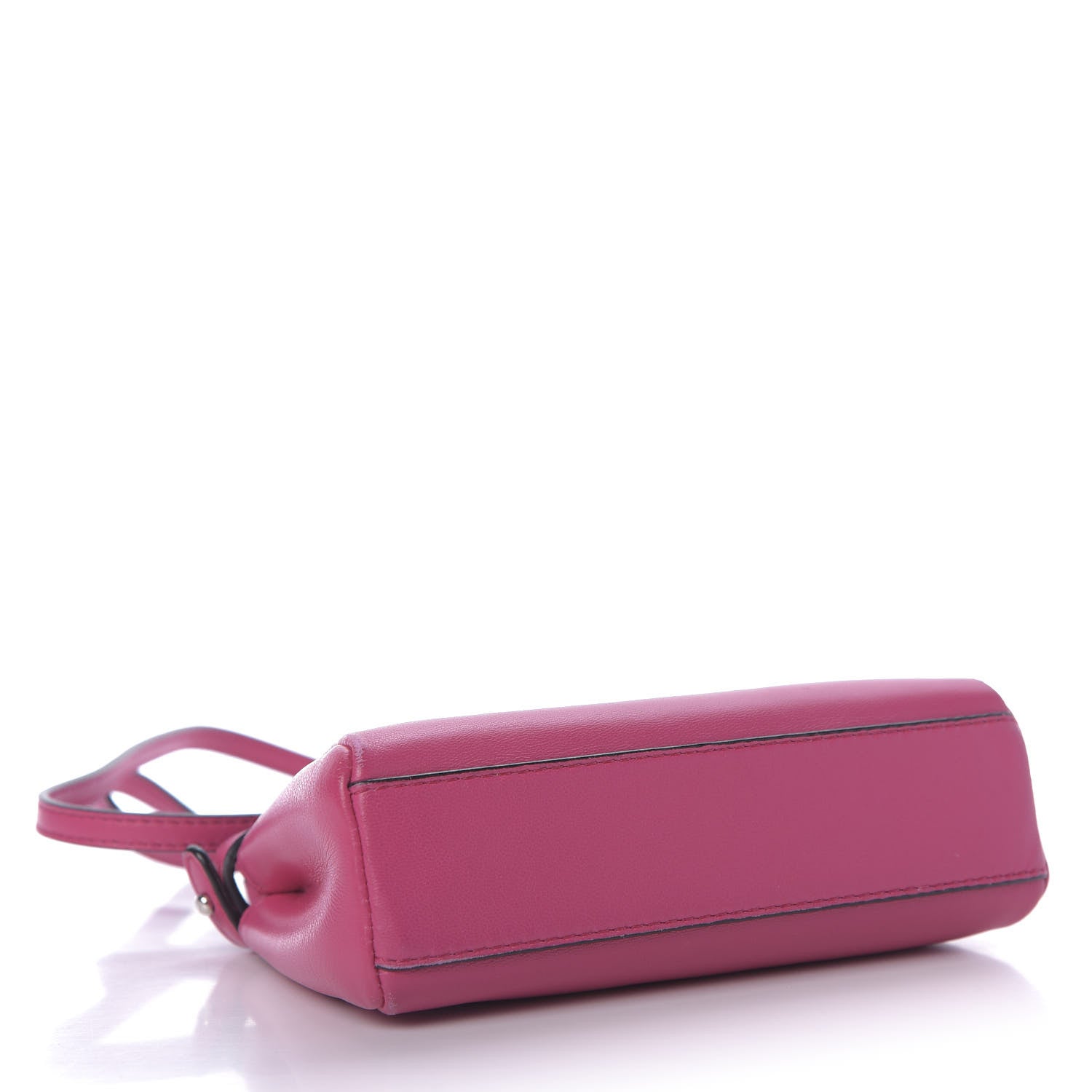 Fendi Nappa Micro Peekaboo Iconic Satchel Magenta 4 of 9