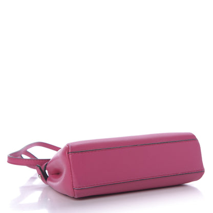 Fendi Nappa Micro Peekaboo Iconic Satchel Magenta 4 of 9