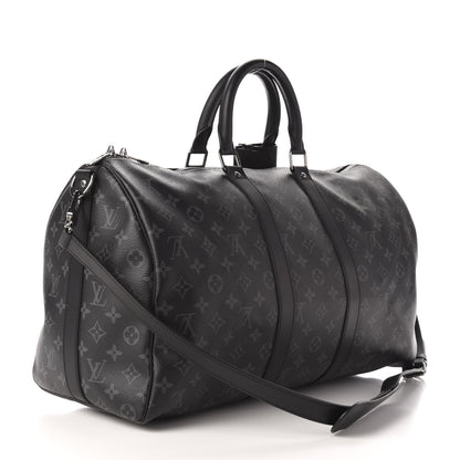Louis Vuitton Monogram Eclipse Keepall Bandouliere 45 2 of 10