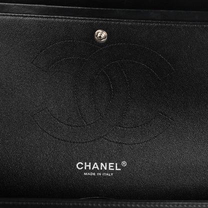 Chanel Lambskin Quilted Jumbo Double Flap Black 7 of 9