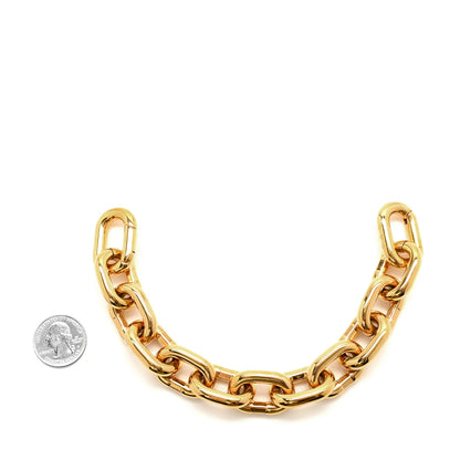 Louis Vuitton Twist Chain Bag Charm Gold 2 of 4