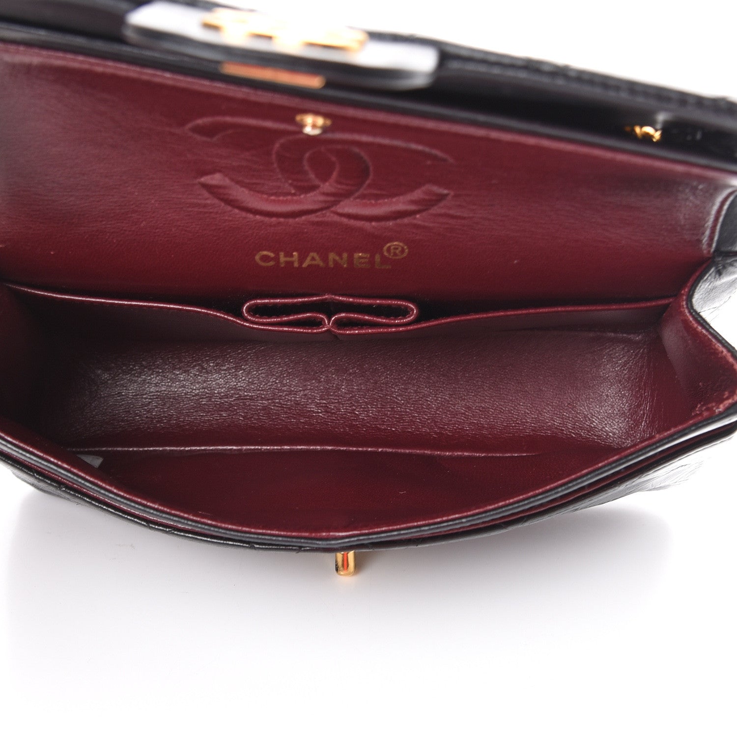 Chanel Lambskin Quilted Small Double Flap Black 4 of 21