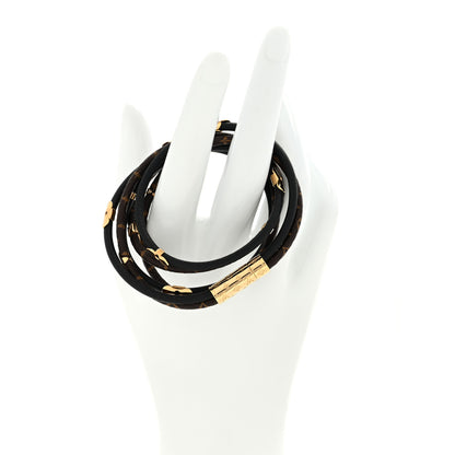 Louis Vuitton Monogram Daily Confidential Triple Bracelet 2 of 5