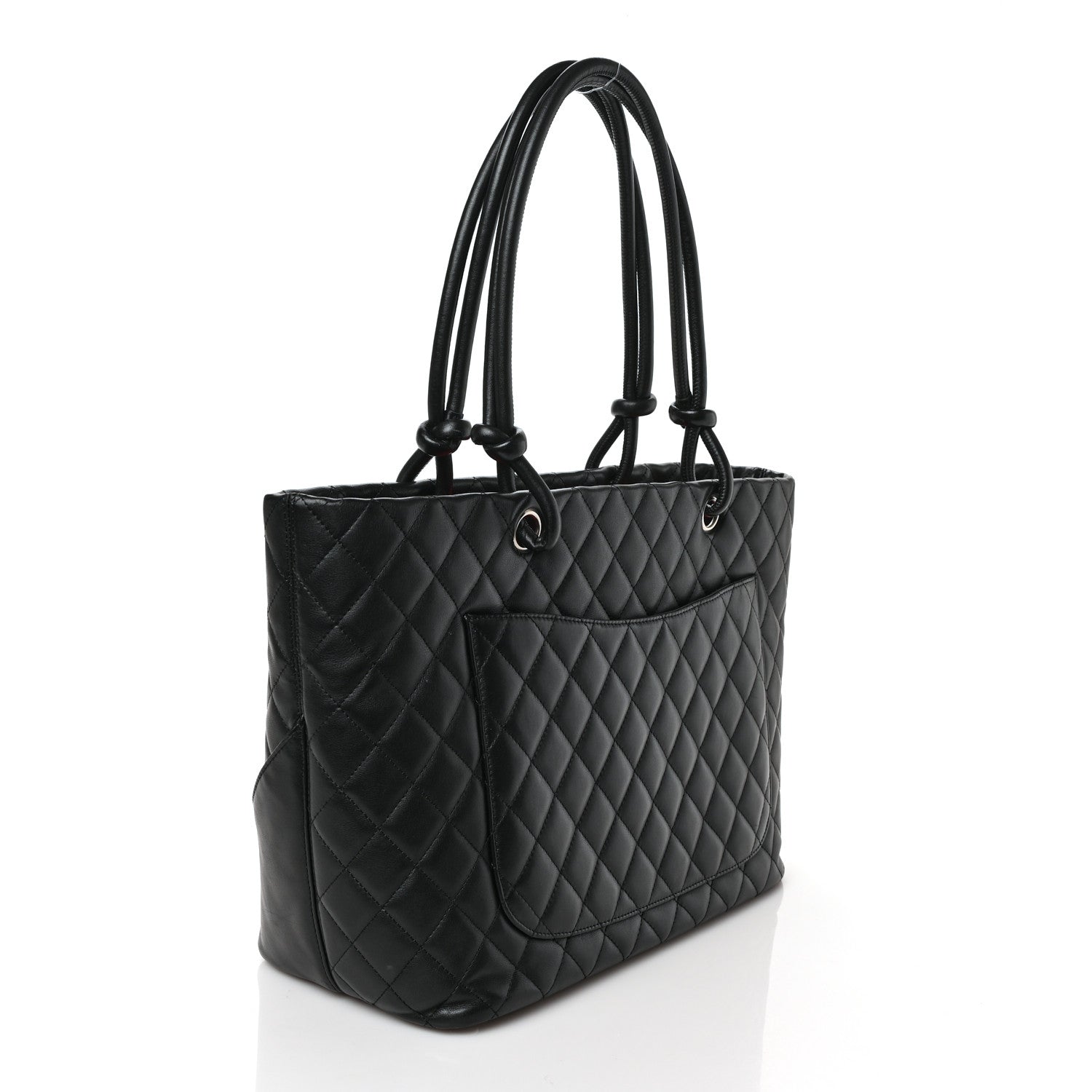 Chanel Calfskin Quilted Large Cambon Tote Black 3 of 9