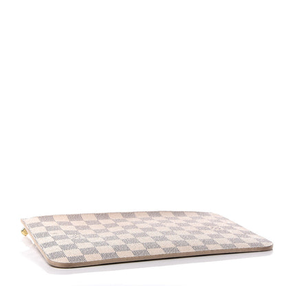 Louis Vuitton Damier Azur Neverfull MM GM Pochette Rose Ballerine 4 of 9