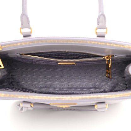 Prada Saffiano Small Galleria Double Zip Tote Glicine 5 of 11