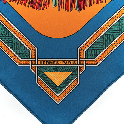 Hermes Silk Cuirs Du Desert Scarf 90 4 of 6