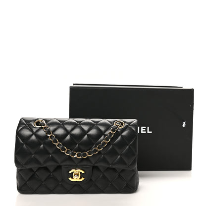 Chanel Lambskin Quilted Small Double Flap Black 11 of 11