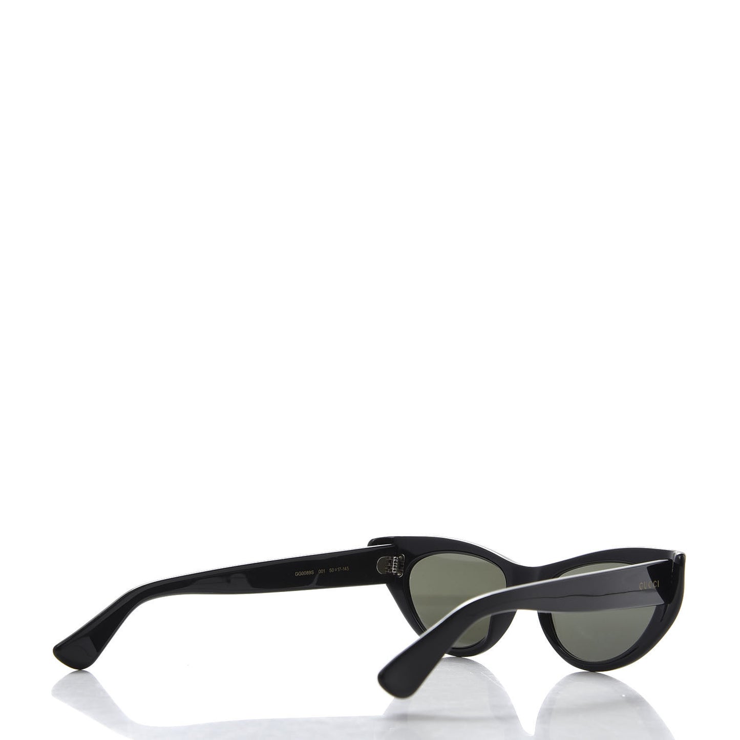 Acetate Cat Eye GG0089S Sunglasses Black