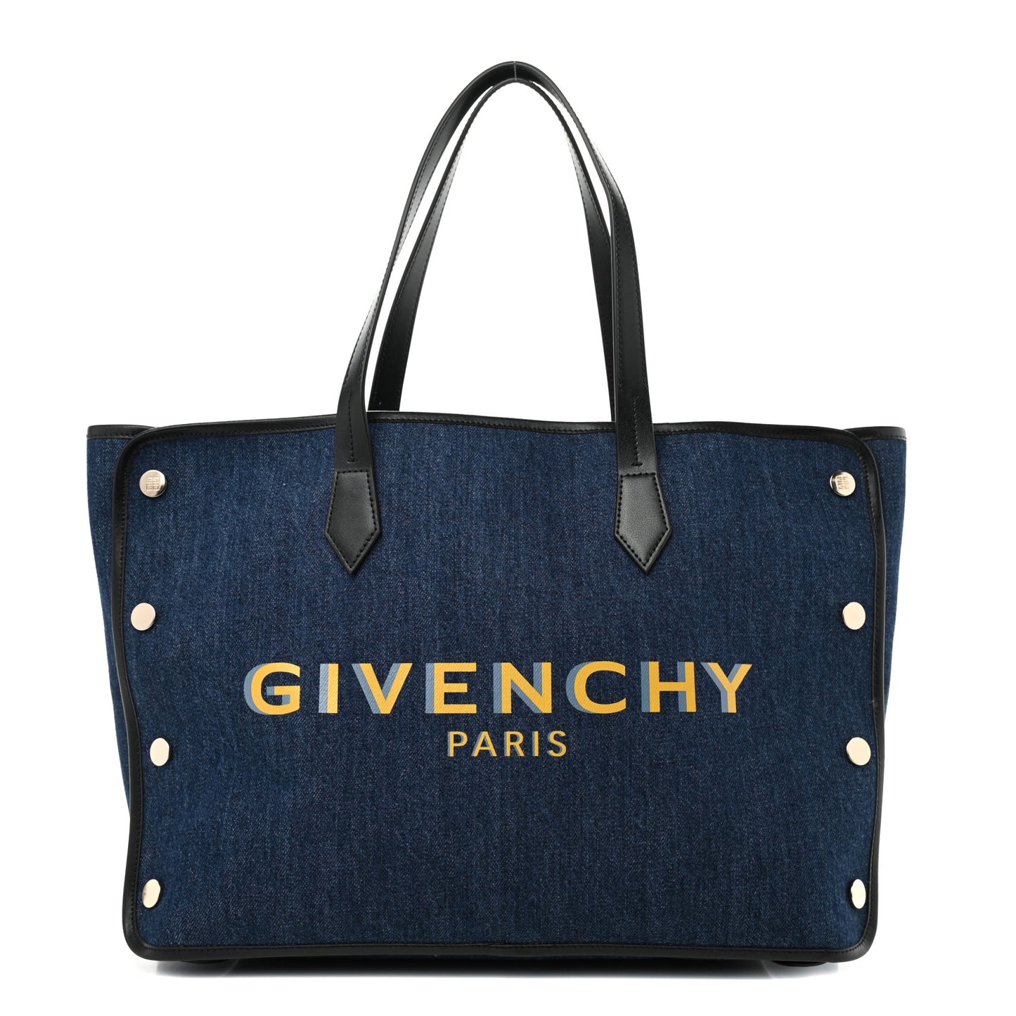 Denim Medium Logo Bond Shopper Tote Blue