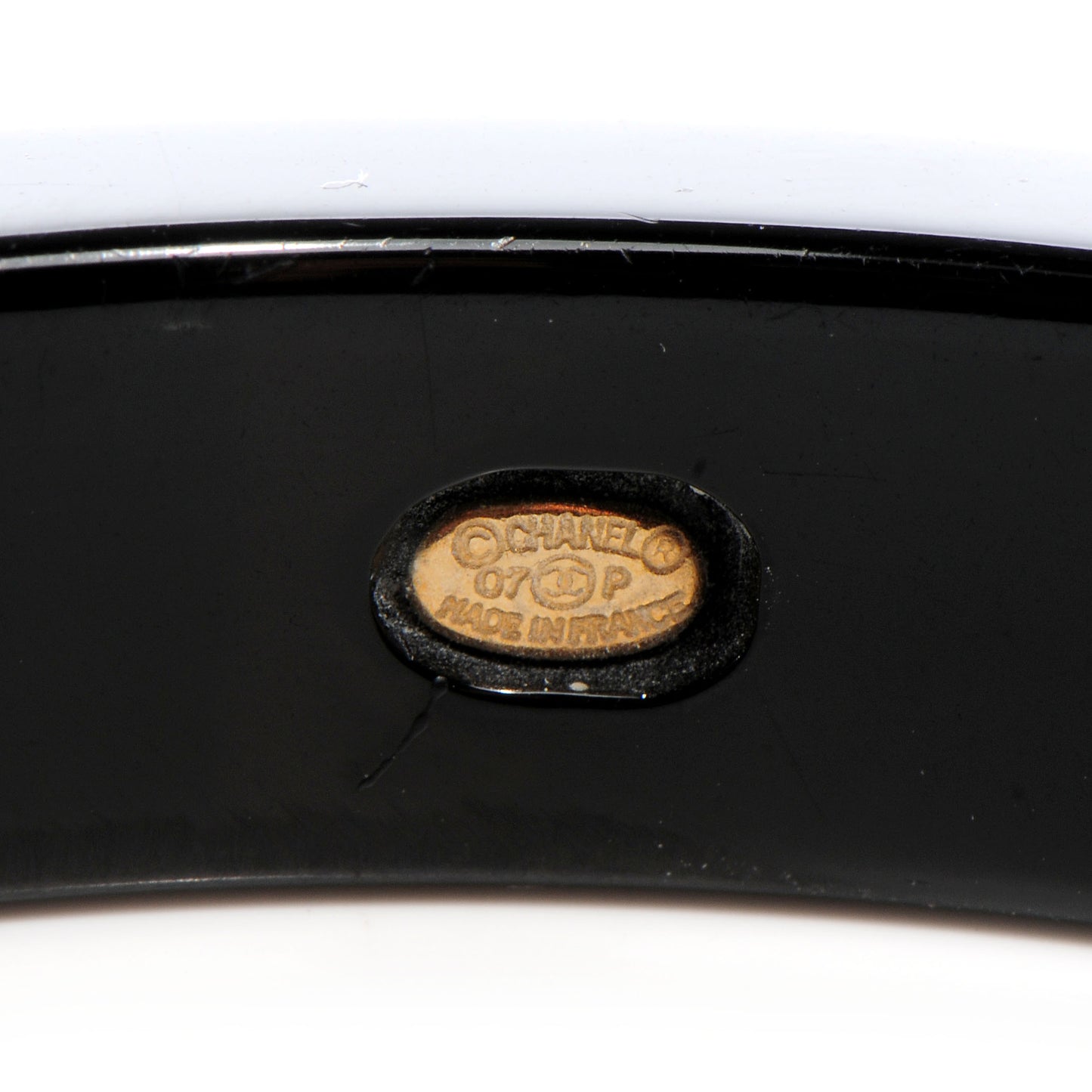 Resin Coco Bangle Black