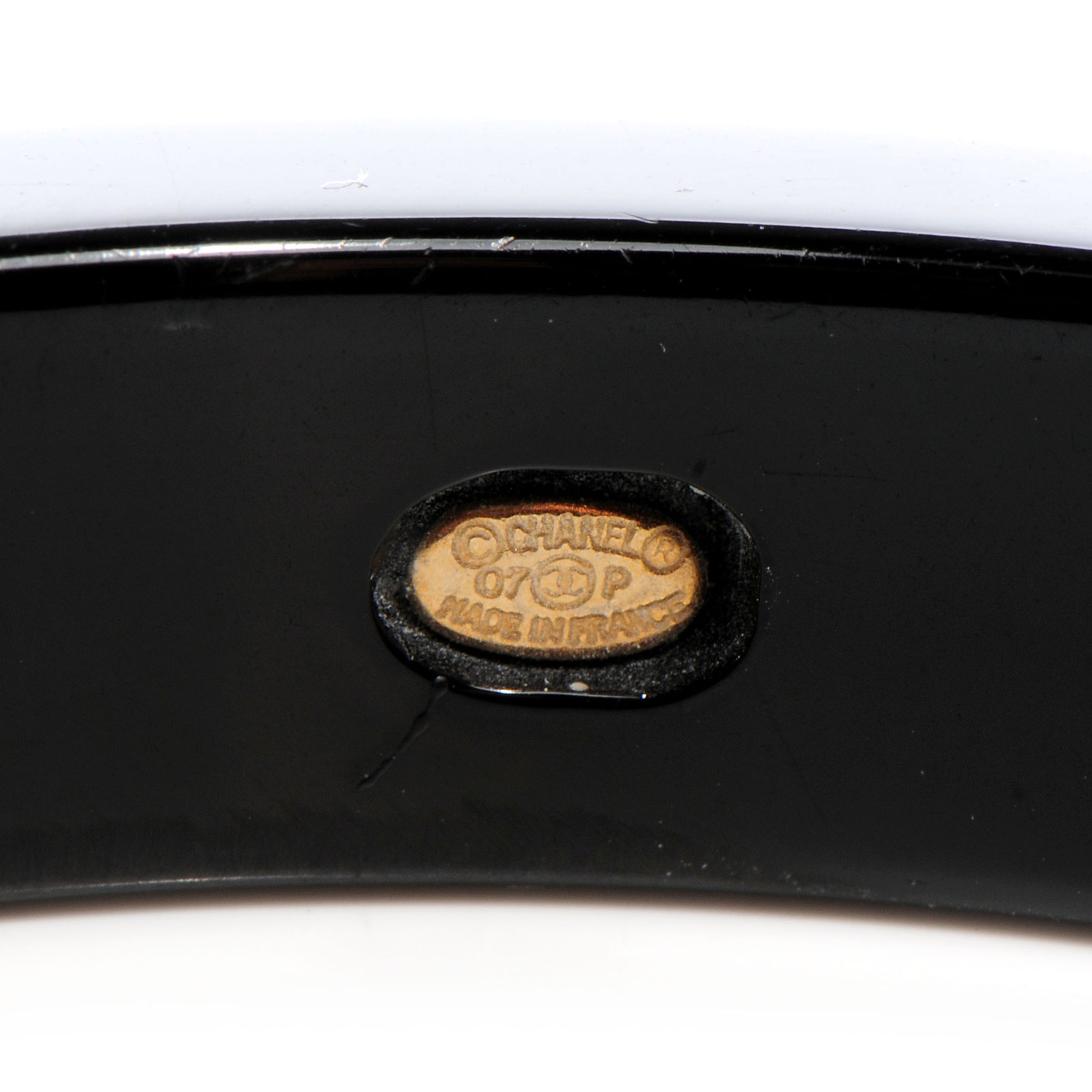 Chanel Resin Coco Bangle Black 5 of 5