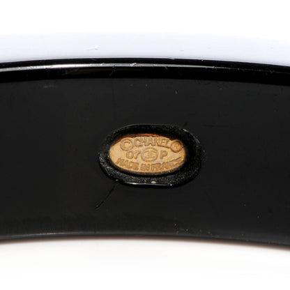 Chanel Resin Coco Bangle Black 5 of 5