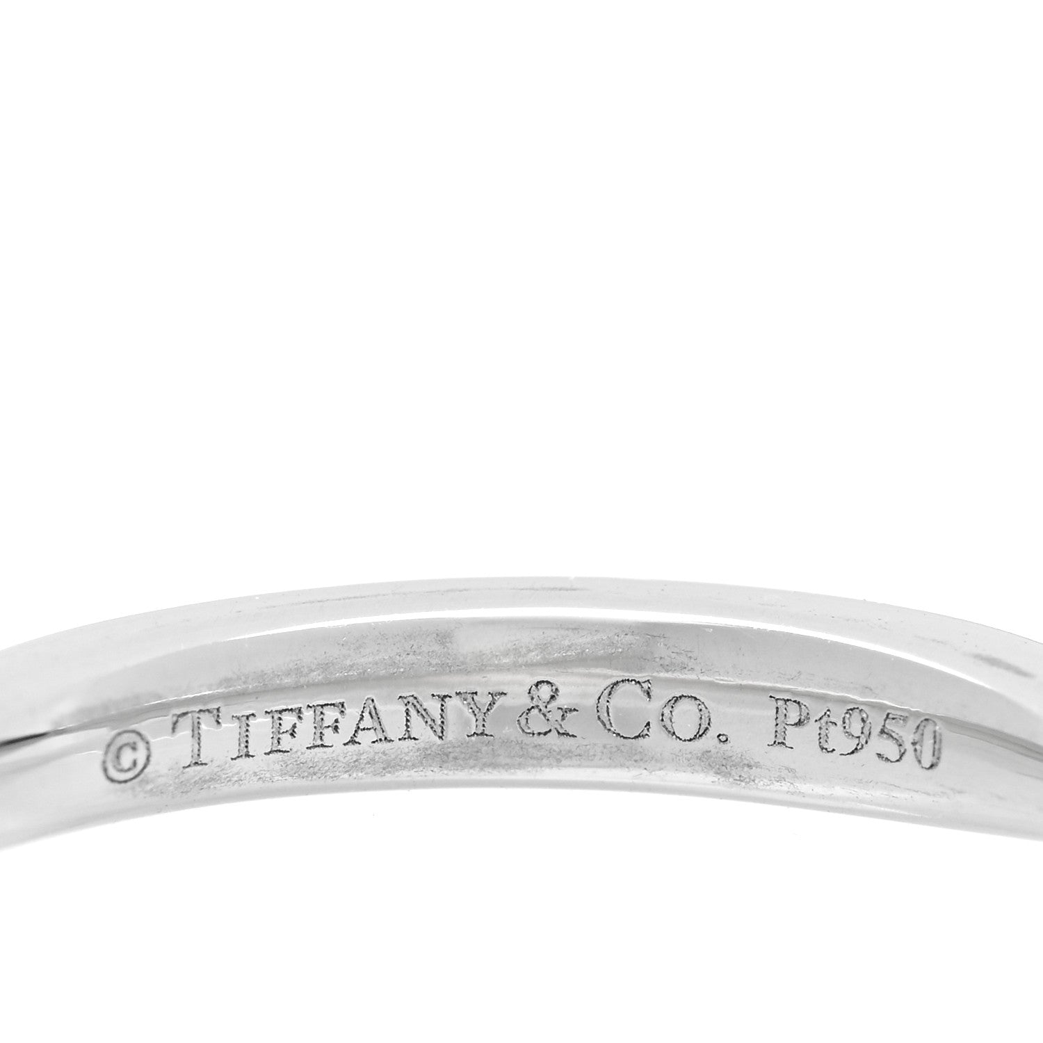 Tiffany Platinum Diamond Harmony Bead Set Band Ring 50 5.5 4 of 4