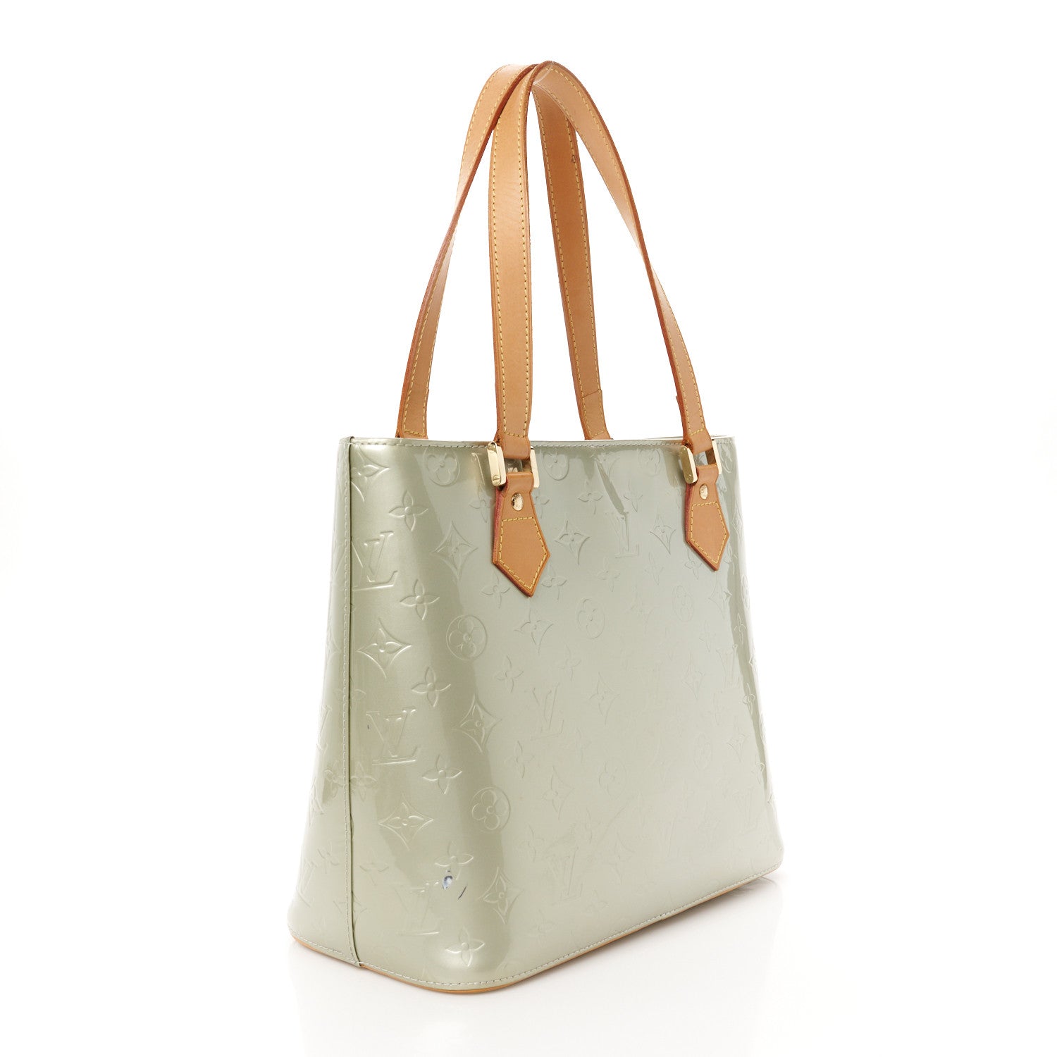 Louis Vuitton Vernis Houston Silver 3 of 10