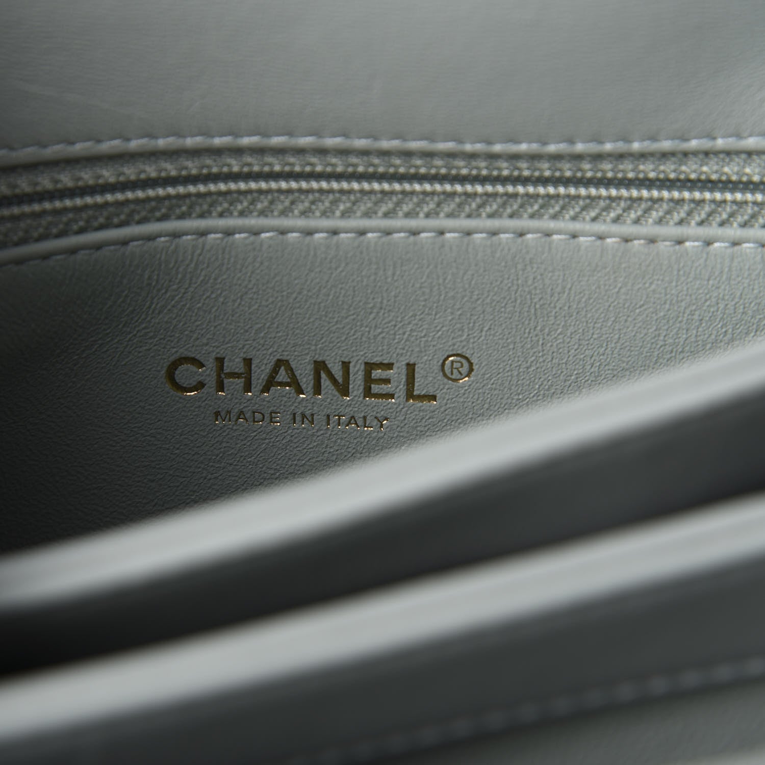 Chanel Lambskin Chevron Quilted Small Trendy CC Dual Handle Flap Bag Light Green 9 of 12
