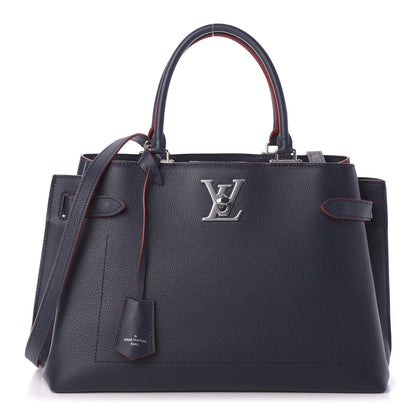 Louis Vuitton Calfskin Lockme Day Marine Rouge 1 of 8