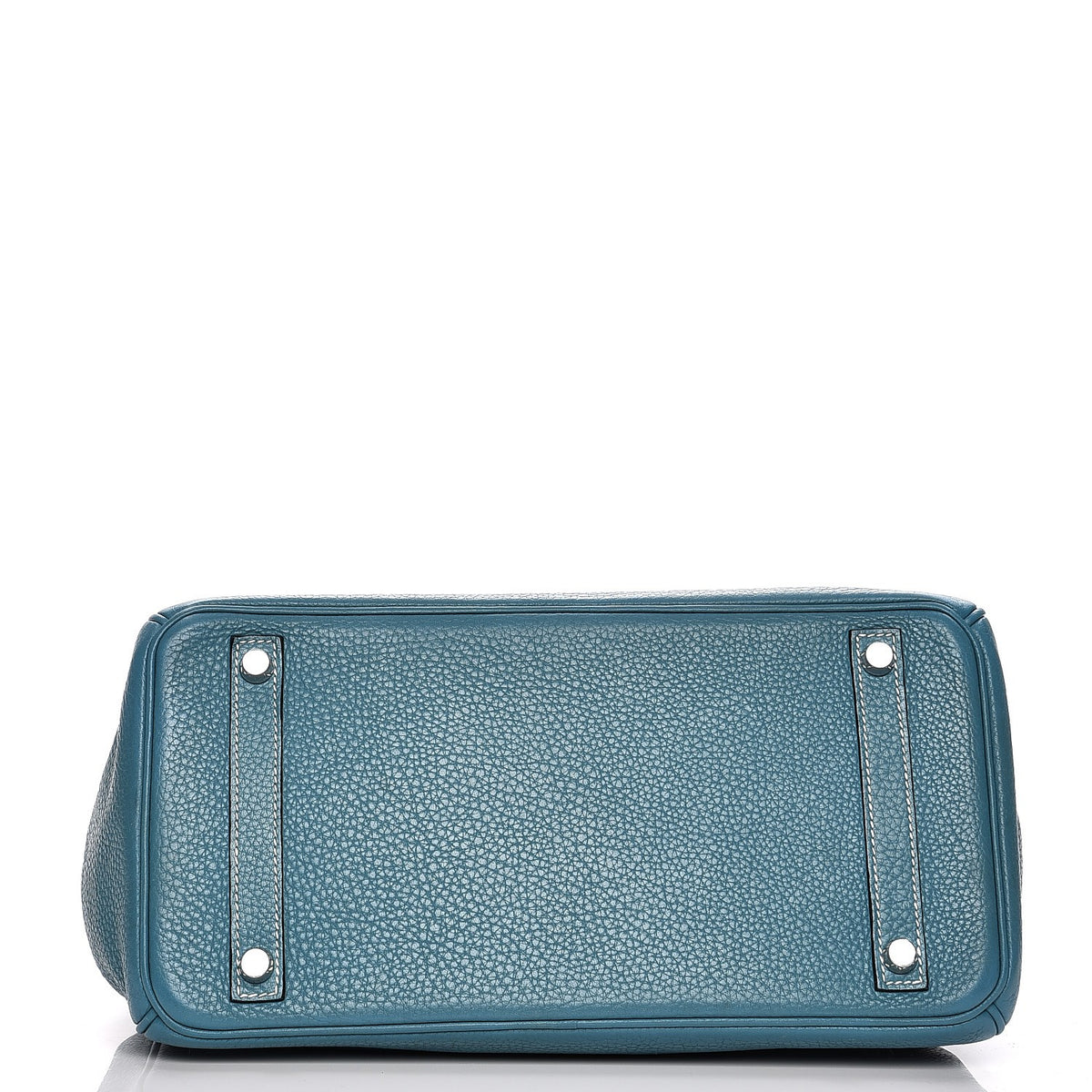 Taurillon Clemence Birkin 30 Blue Jean