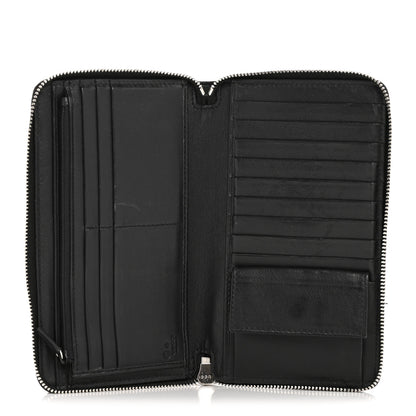 Gucci Microguccissima Large Zip Around Organizer Wallet Black 5 of 9