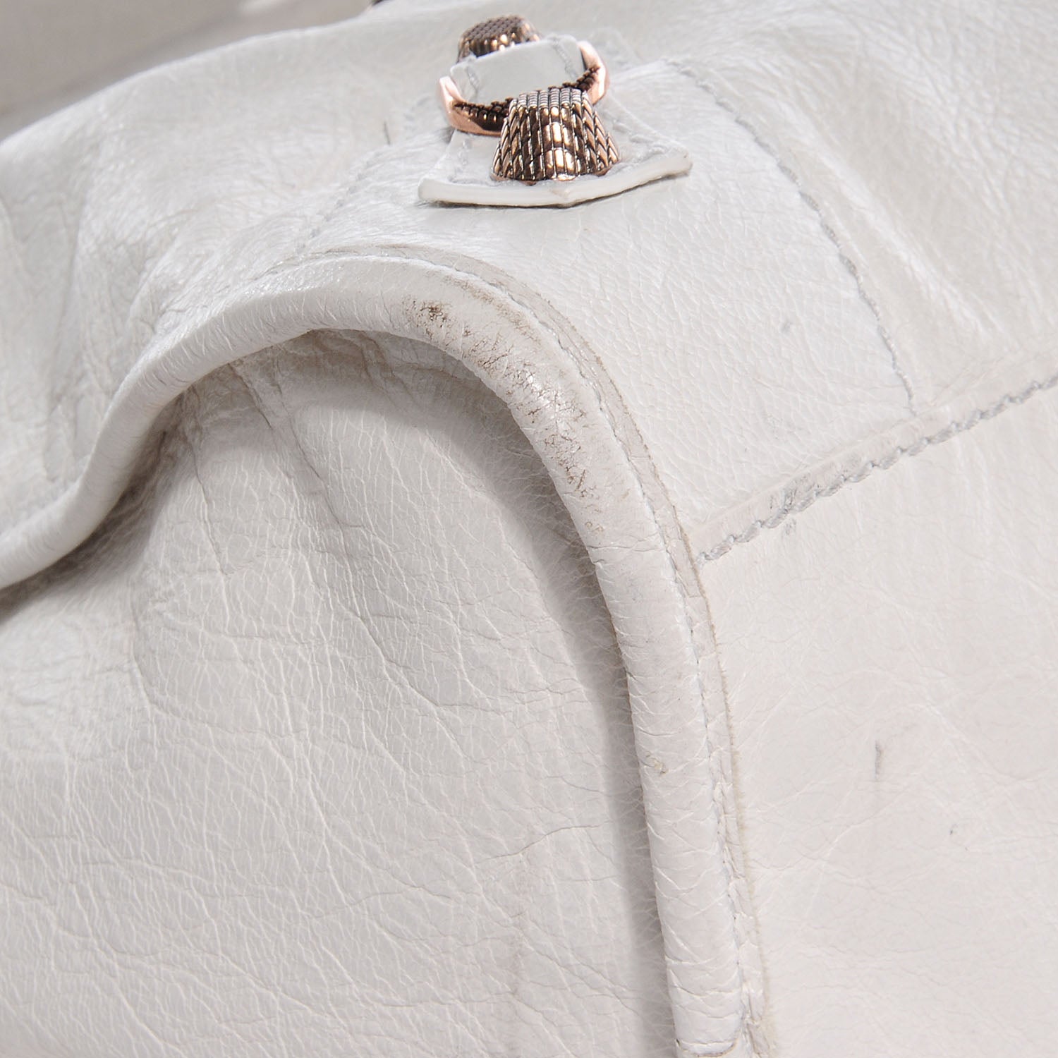 Balenciaga Agneau Giant 12 Rose Gold Hardware City White 5 of 12