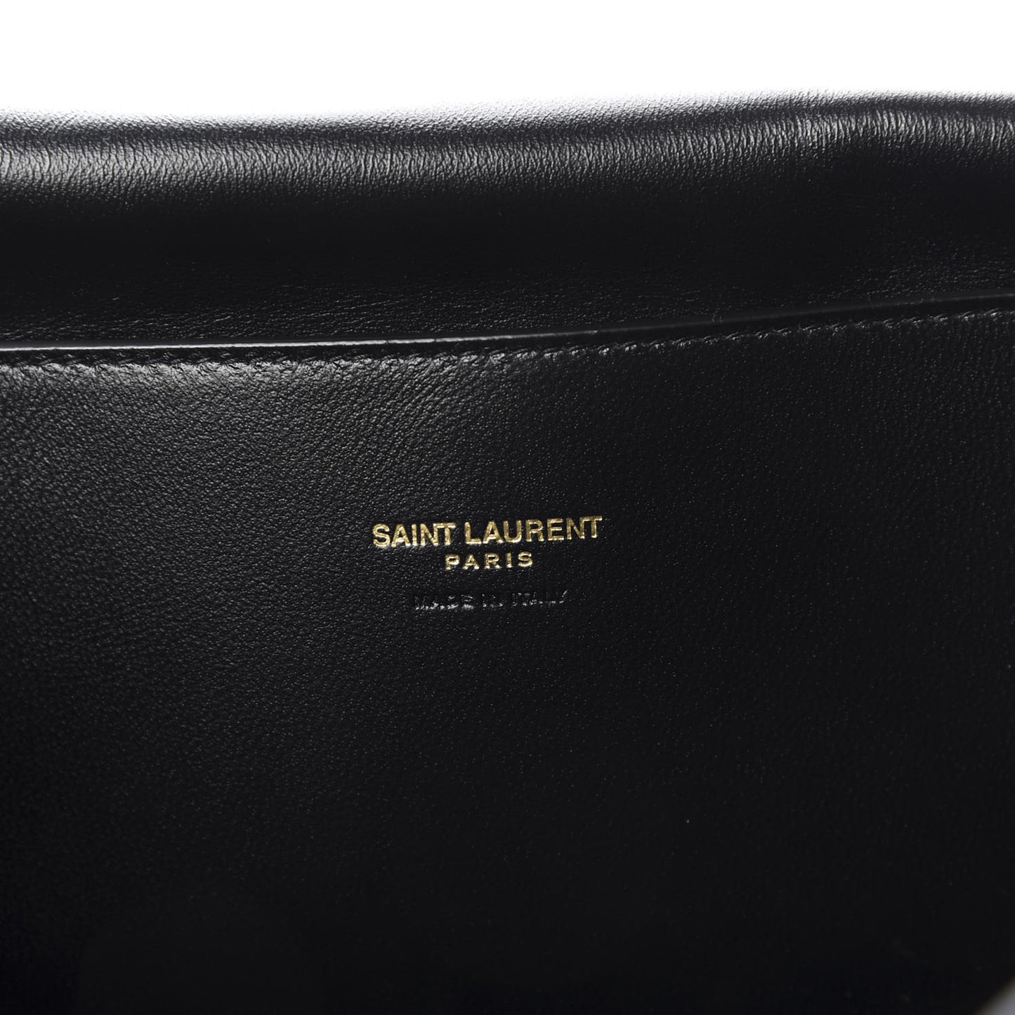 Smooth Calfskin Suede Medium Reversible Monogram Kate Satchel Black