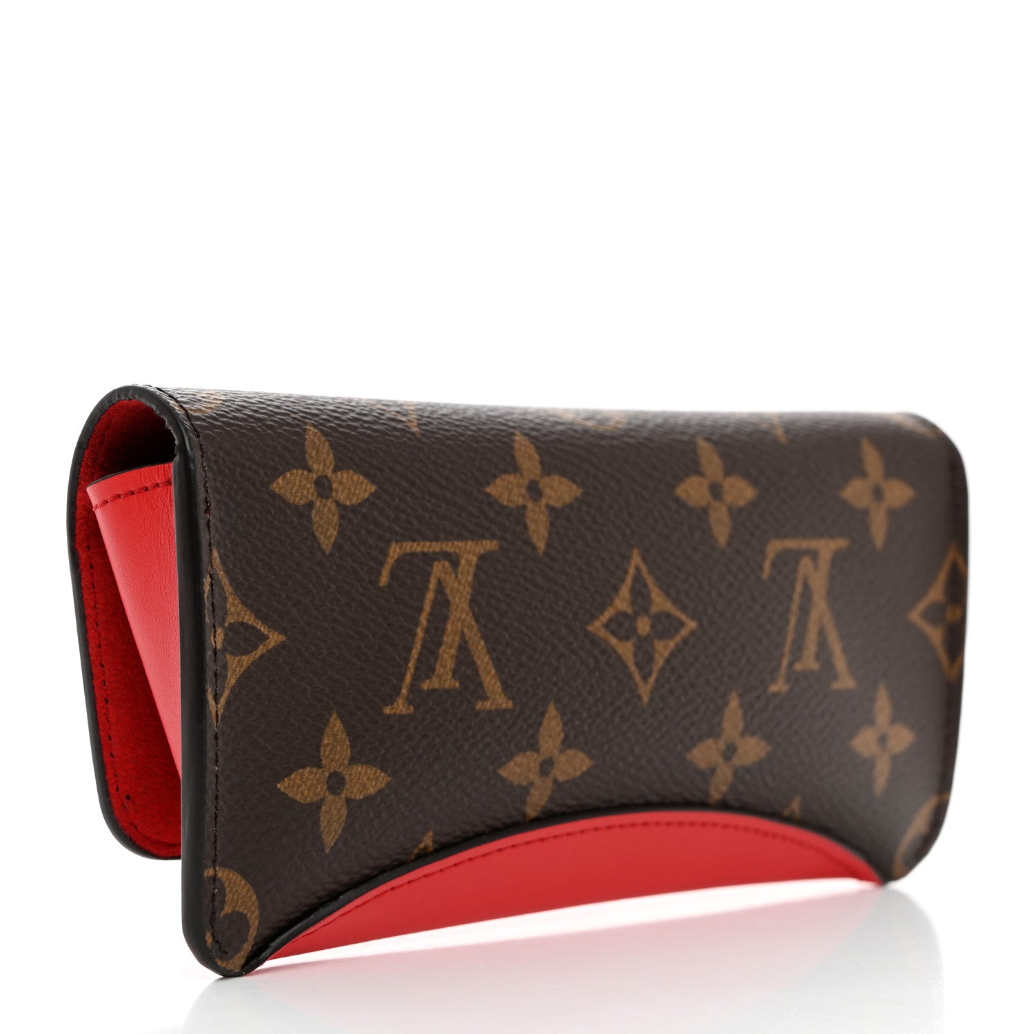 Louis Vuitton Monogram Woody Sunglass Case Rouge 3 of 7