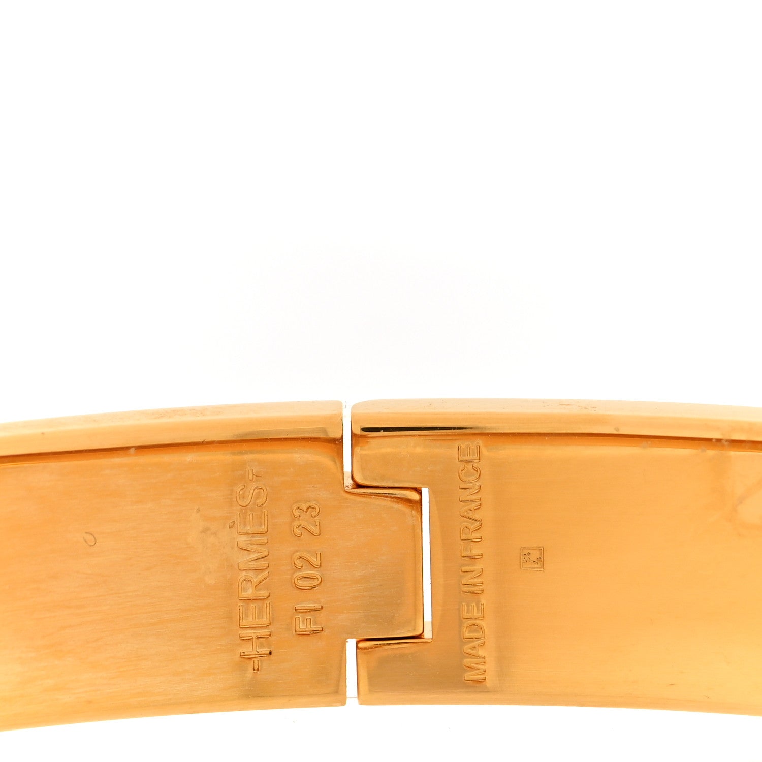 Hermes Enamel Narrow Clic Clac H Bracelet GM Black 4 of 5