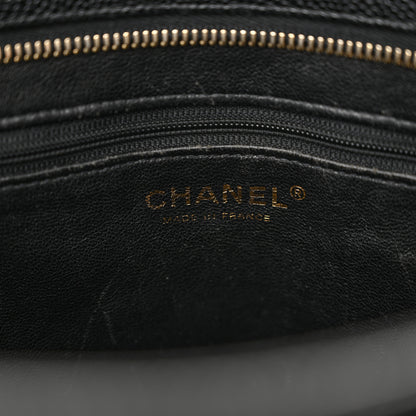 Chanel Caviar Quilted Medallion Tote Black 6 of 20
