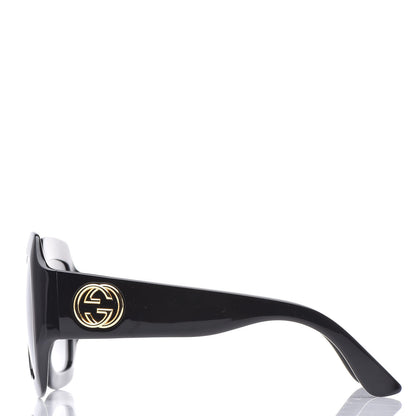 Gucci Acetate Square Frame Sunglasses GG0053S Black 3 of 8