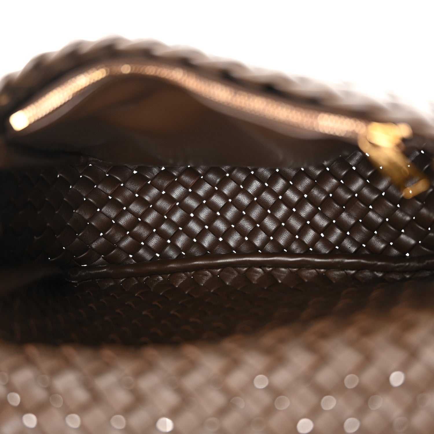 Bottega Veneta Nappa Intreccicio Padded Cobble Shoulder Bag Light Brown 5 of 12